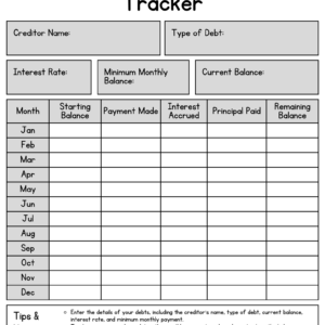 Debt Tracker