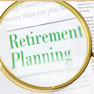 Retirement planning sign