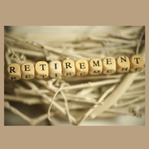 Wooden beads spelling retirement for retirement preparation checklist