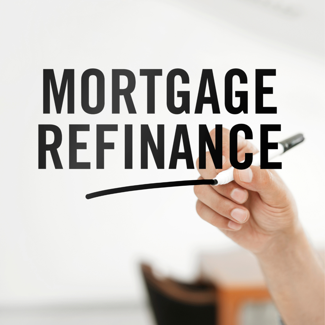 mortgage refinancing sign