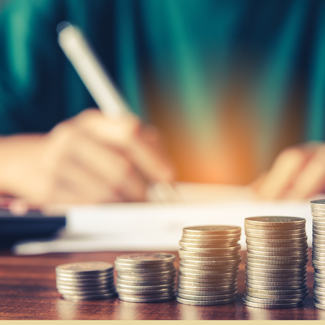 zero- based budgeting with woman in background doing budgeting